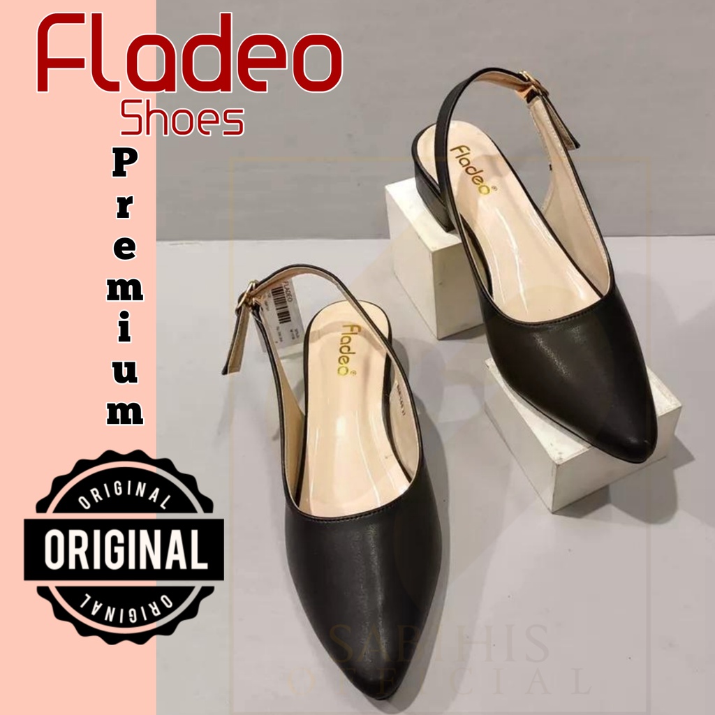 sandal sendal heels hak tahu fladeo wanita perempuan tinggi 3 cm / sandal sendal pesta tinggi peremp