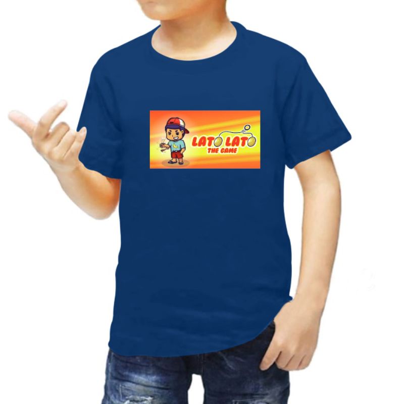 Kaos lato anak laki laki 1-12 tahun