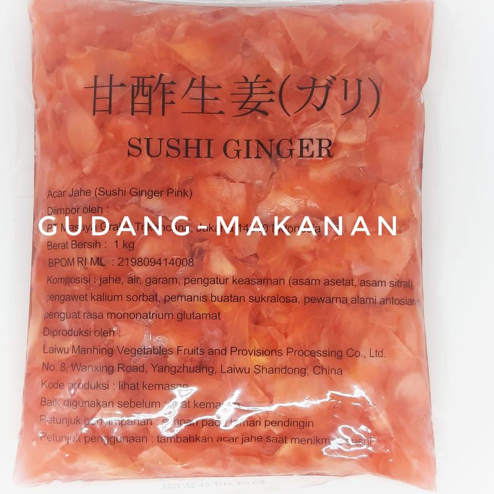 

Buruan Dapetin Sushi Ginger Pink / Sushi Gary / Acar Jahe 1 Kg