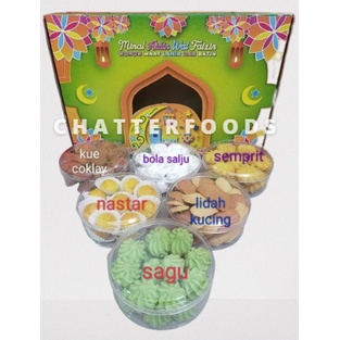 

PAKET Kue Kering Special Lebaran MURAH Pasti Enak Isi 6 toples bulat