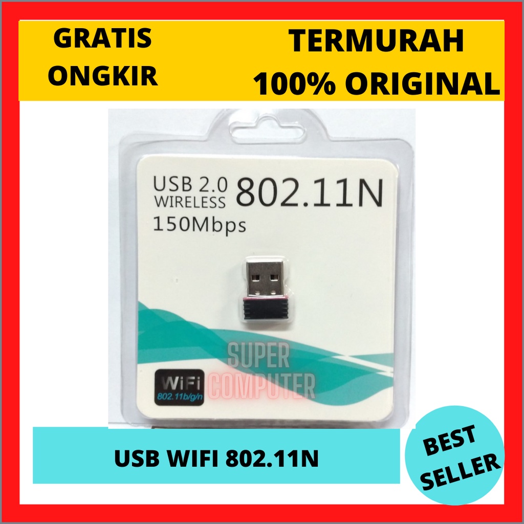 S.C USB WiFi wireless Adapter  / USB WIFI / PENANGKAP SINYAL