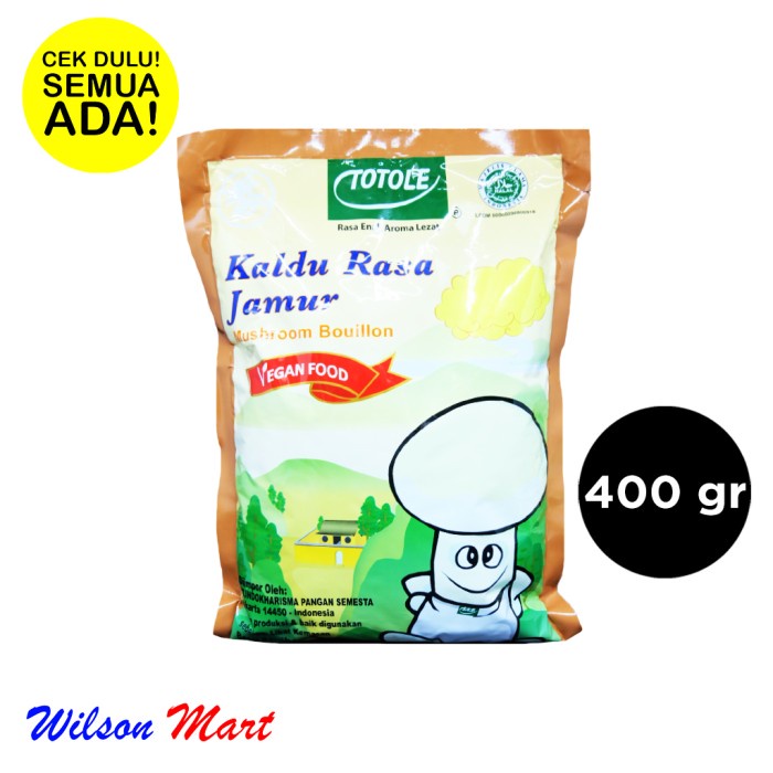 

TOTOLE KALDU JAMUR 400 GRAM