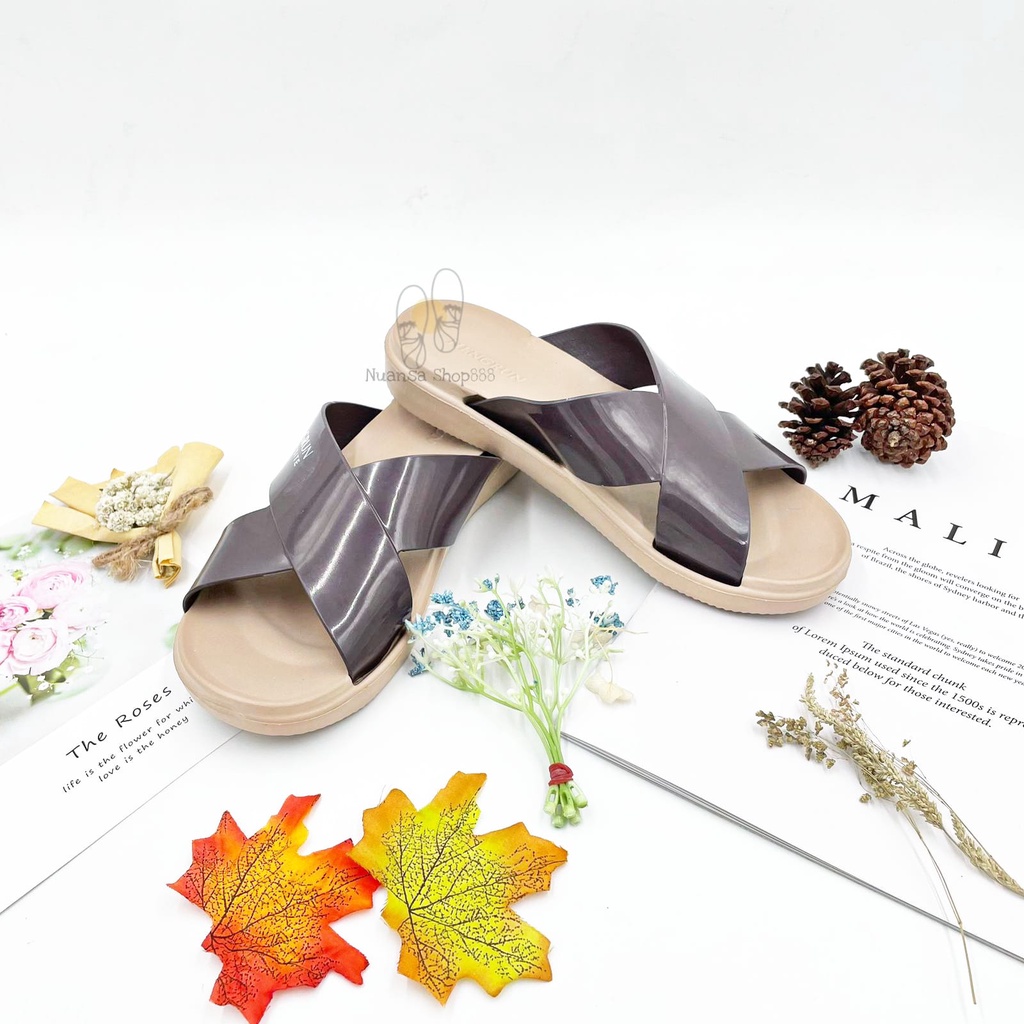 SANDAL WANITA MEREK HENGRUN TERBARU TALI SILANG UK 36-40 6002