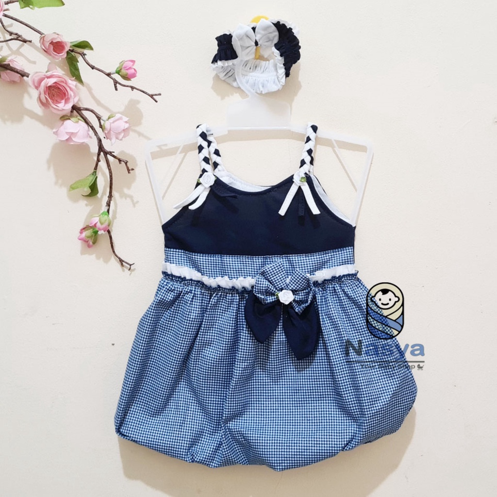 [P-041A] Dress Bayi Singlet Pita Lucu dan murah(0-6 bulan)