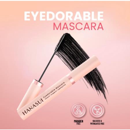 ^ KYRA ^ Hanasui Maskara Kosmetik Mata Eyedorable Mascara Instant Volume and Lift For Fuller Looking