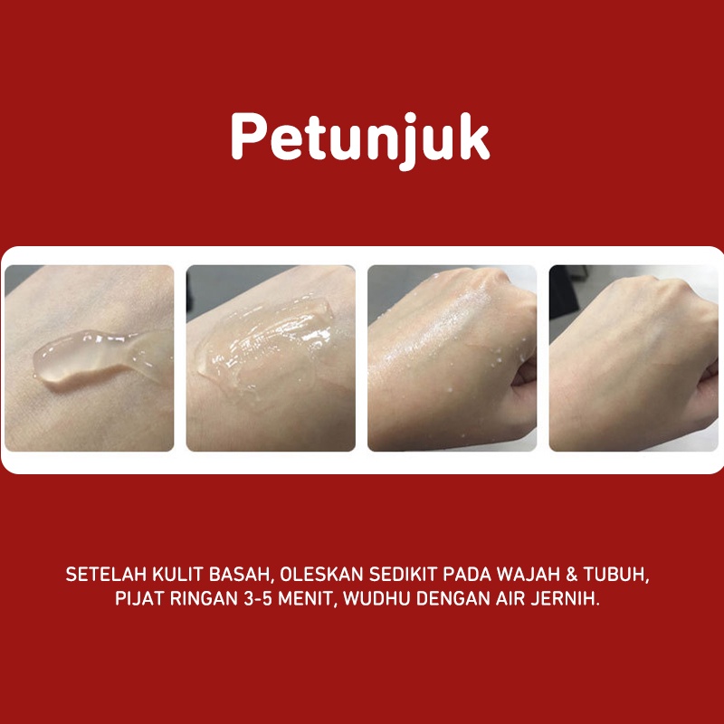 Aichun Beauty Perawatan Vitamin C Peeling Gel 100g Herbal Pemutih Pemutih Ringan Melembutkan Krim Pengelupasan Kulit Peeling Gel Perawatan Kulit Wajah Tubuh Kecantikan