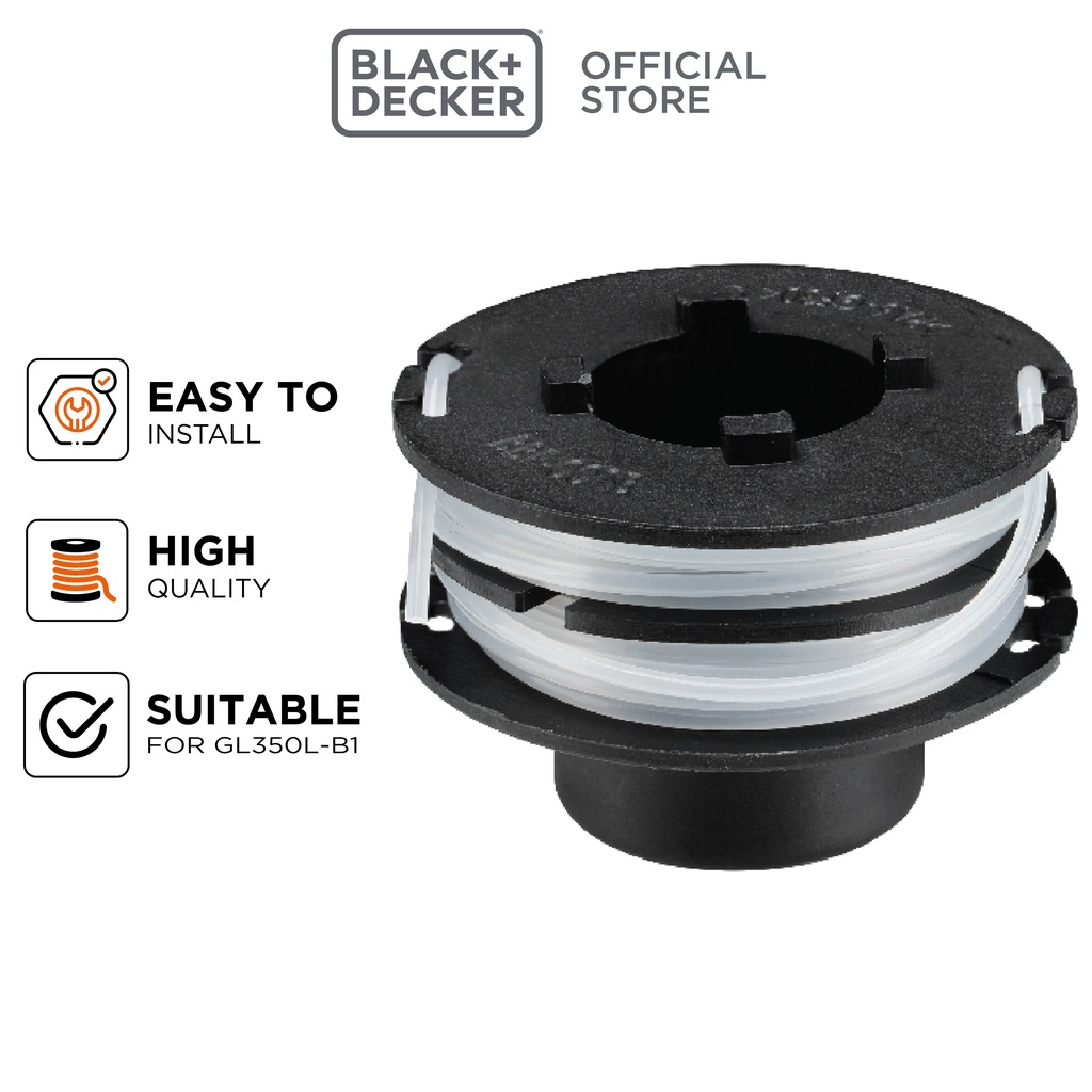 Black+Decker Nylon Spool & Line / Mata Senar untuk GL350L-B1 (RS350-JP)