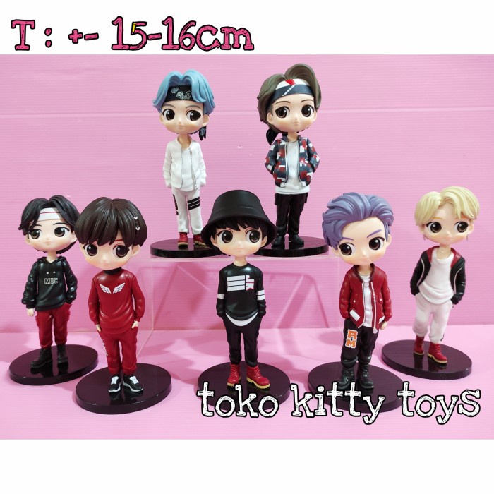 Figure Bts Action Figure Set Isi 7 Besar Jimin Suga Jim Rm V