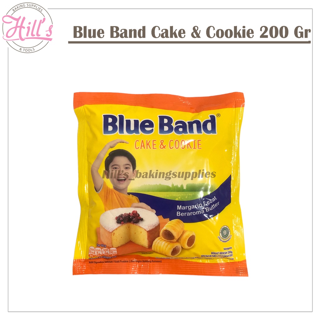 

BLUEBAND CAKE AND COOKIE 200Gr / BLUE BAND MARGARINE SERBAGUNA COOKIE 200 Gr