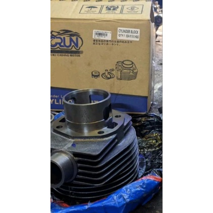 Blok Block Seher Piston Cylinder Kit Crun Vespa PX150 PX 150 3 Holes Lobang