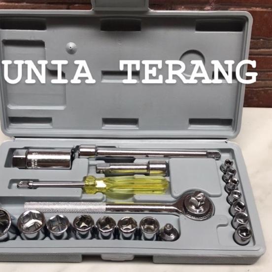✥ KUNCI SOCK SET 21 PCS RRT / SOK SHOCK MATA HAND SOCKET WRENCH 21PCS ATS / VPR / VENUS / NEW DELAND