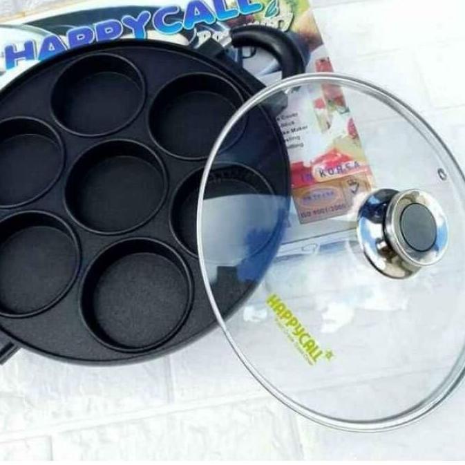 Ω Cetakan kue happy call 7 lubang 8 lubang kue pukis cetakan martabak mini free bubble ➹