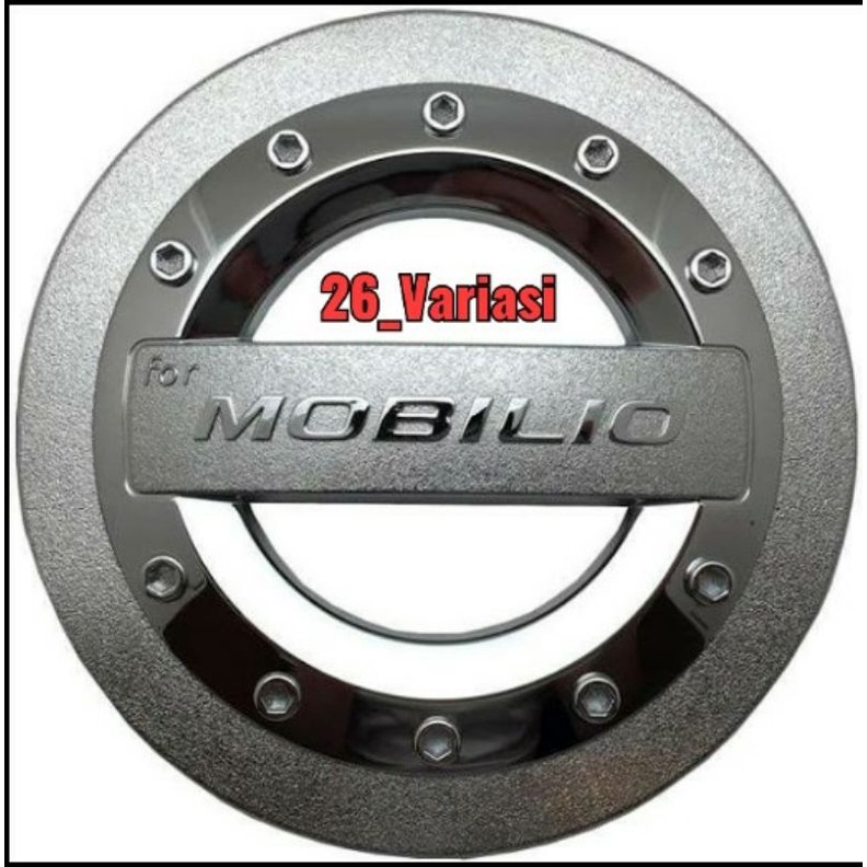 Tank Cover Tutup Tangki Bensin Variasi Honda Mobilio Sporty Chrome