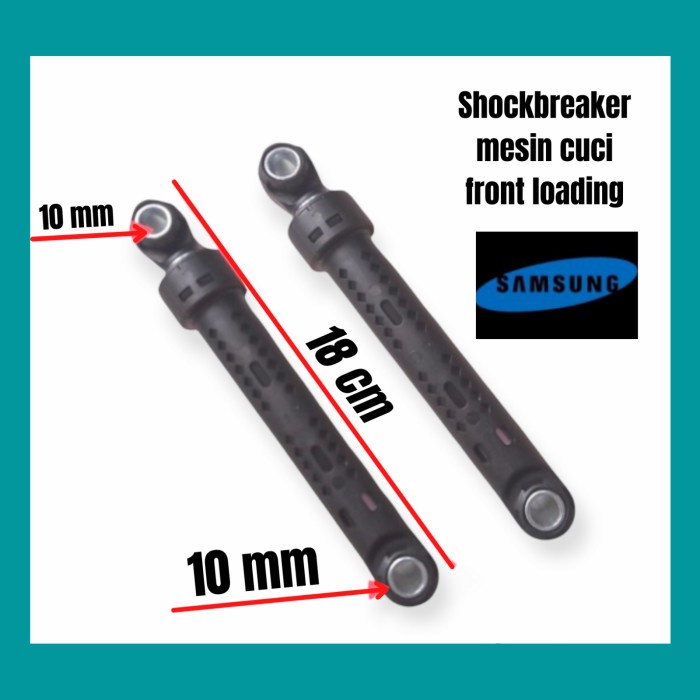 shockbreaker mesin cuci front loading Samsung