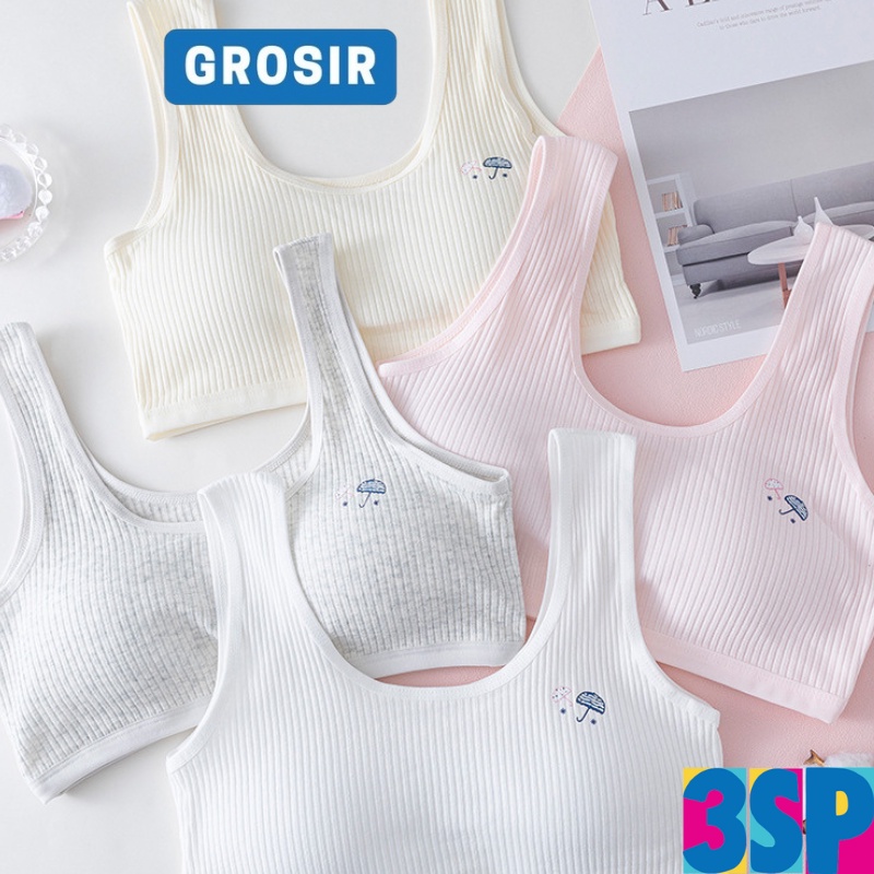 3SP | UWR119 Miniset Remaja Bra Busa Anak 10-17 Tahun Pakaian Dalam Anak Perempuan Remaja