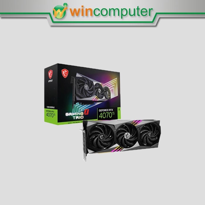 VGA Card NVIDIA MSI Geforce RTX 4070 Ti Gaming X Trio 12GB DDR6X