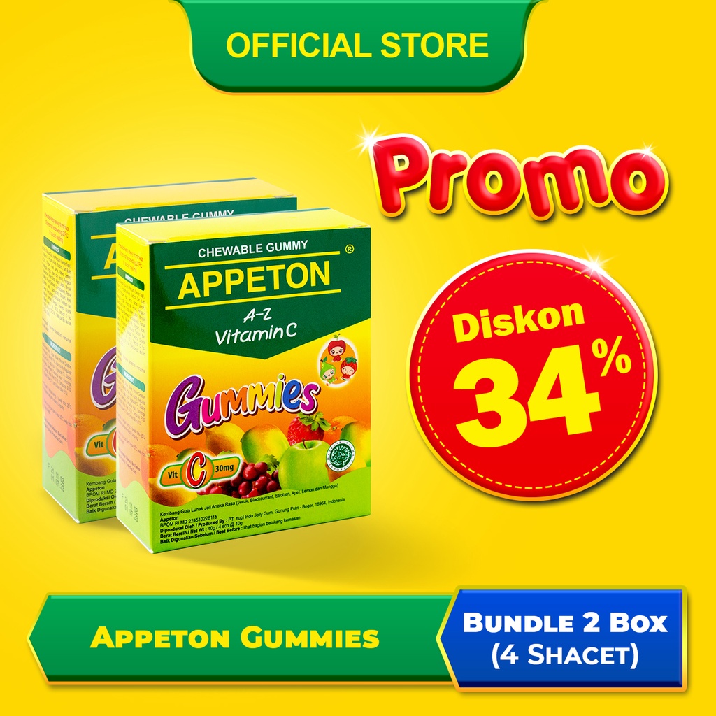 Appeton Gummies (Passtilles) 4 pcs (Bundle 2 Box)