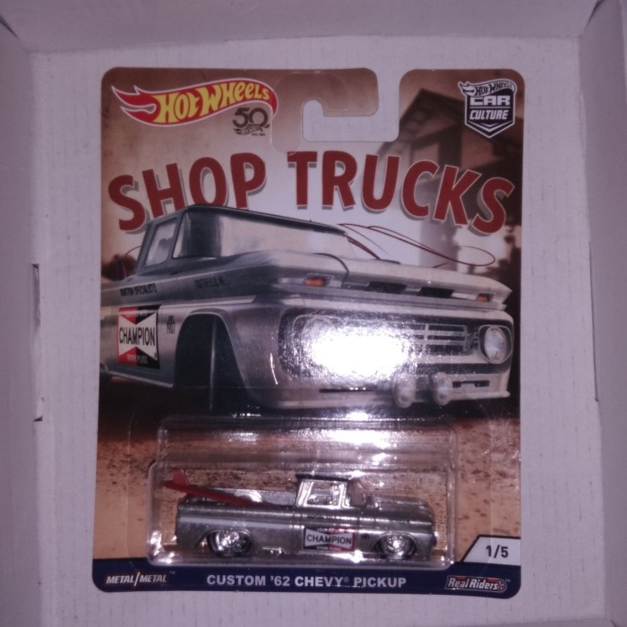 HOT WHEELS SHOP TRUCKS 83 CHEVY SILVERADO SUBARU BRAT CUSTOM 62 CHEVY TERLARIS