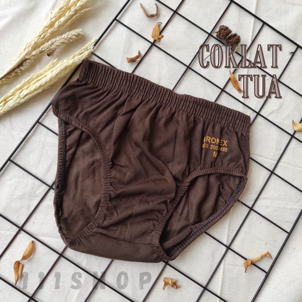 CELANA DALAM PRIA LEMBARAN / CD LAKI LAKI COWOK BRONTEX POLOS / CD PRIA / UNDIES SEMPAK Size JUMBO