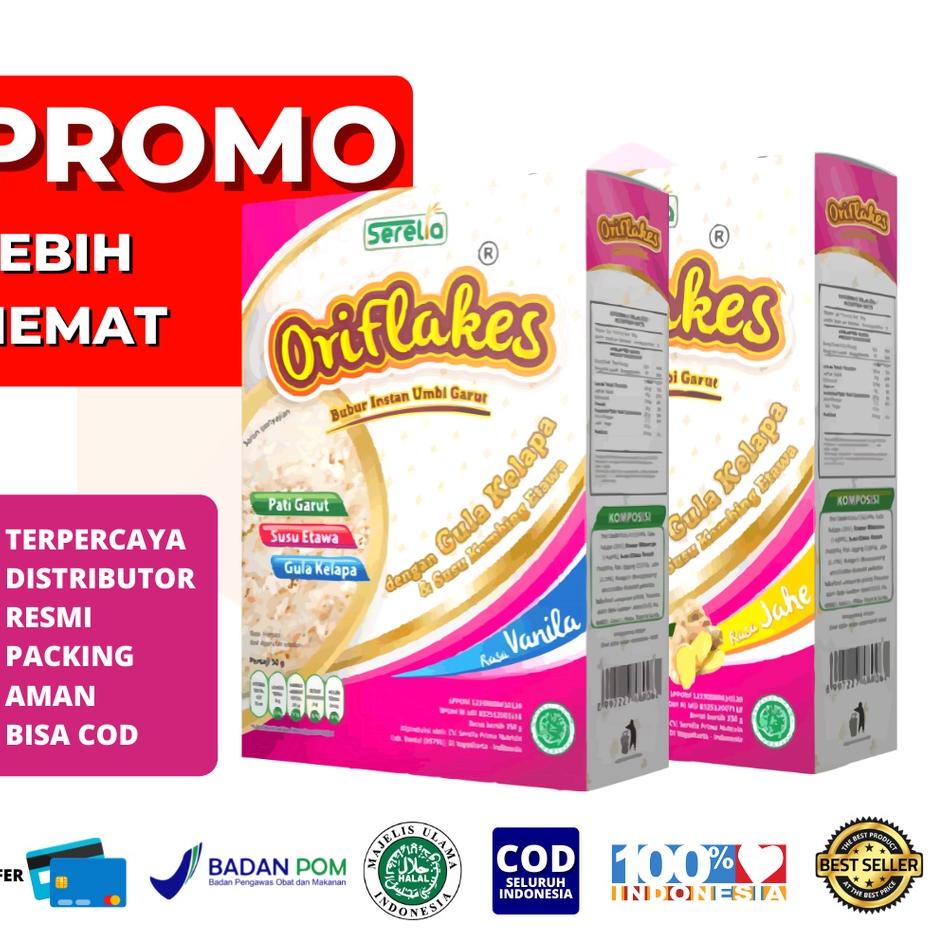 

➻ ORIFLAKES GASTRO Maag Asam Lambung & Gerd Makanan Sarapan Sereal Pati Umbi Garut 350 gram ♙