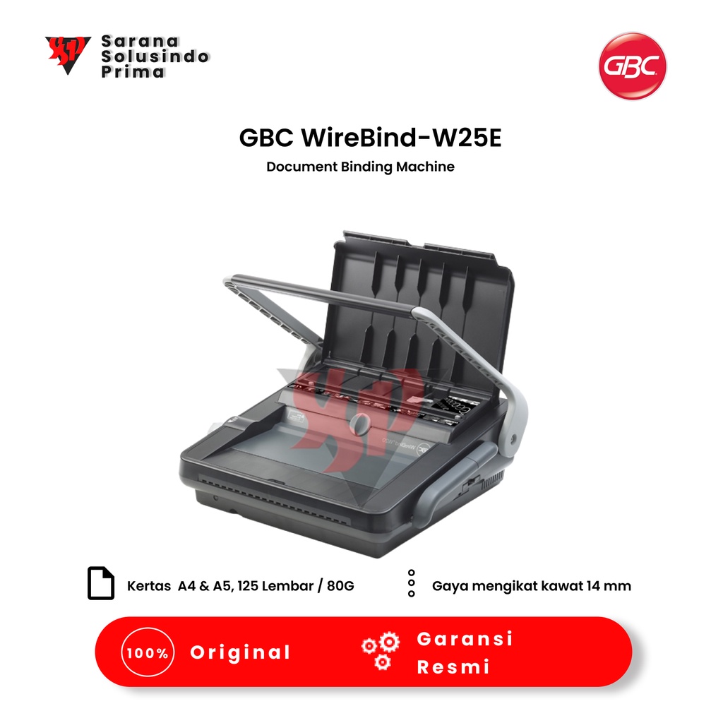 

Mesin jilid dokumen | GBC WireBind-W25E | BERGARANSI RESMI | JABODETABEK