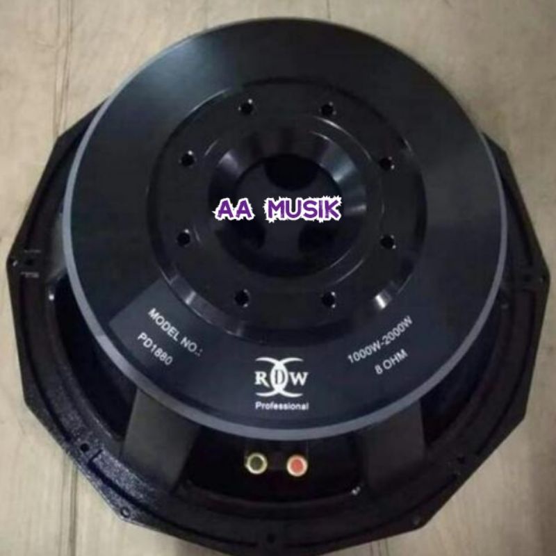 SPEAKER SUBWOOFER RDW 18 INCH PD1880 ORIGINAL PD 1880 VC 5 INCH