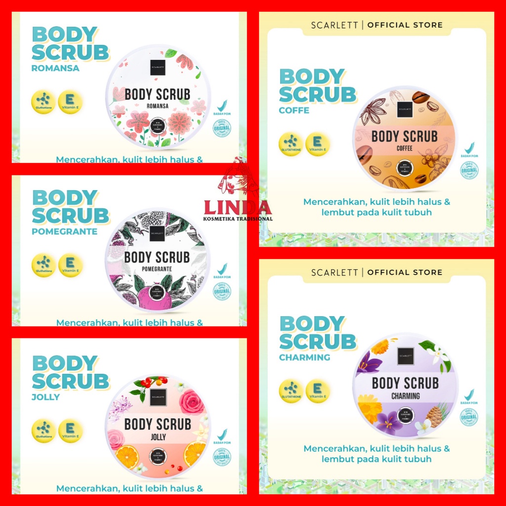 SCARLETT BODY SCRUB 250 ML