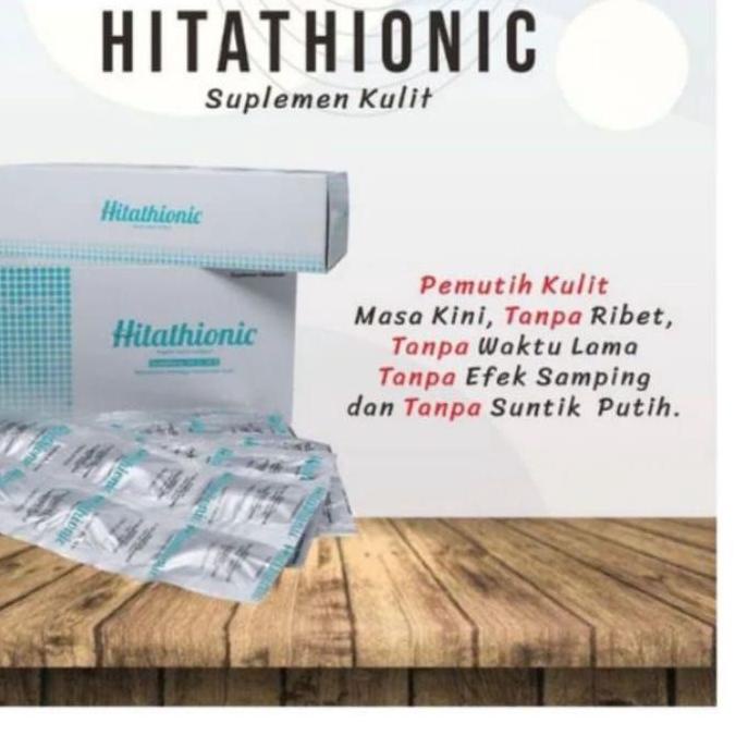 ♀ HITATHIONIC Original ECER 6 Kaplet Glutathione supplement ☚