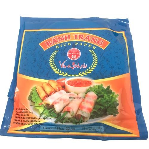 

BANH TRANG RICE PAPER 22 CM / VIETNAM RICE PAPER / KULIT LUMPIA