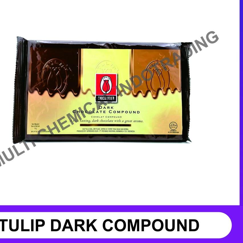 

♟ TULIP DARK CHOCOLATE COMPOUND 1 KG ✥