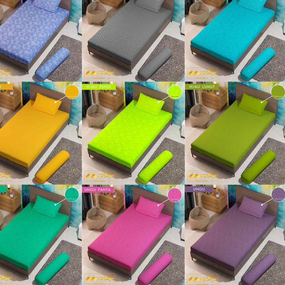 ✩ Sprei Monalisa Polos Embos Ukuran  &  Seprai Monalisa ➯