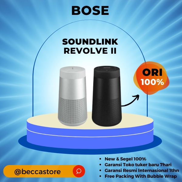 Bose Soundlink Revolve II Portable Bluetooth Speaker ORIGINAL BOSE 100%