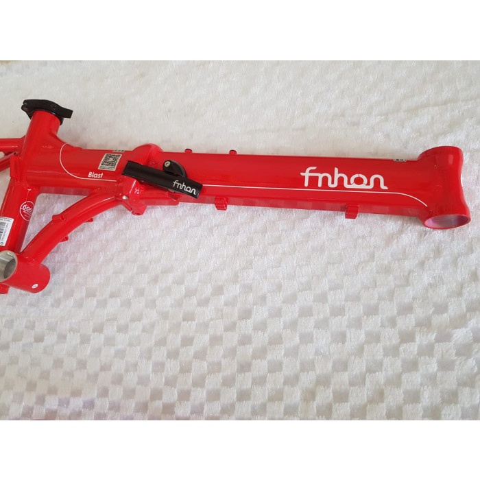 Frame Fork plus Handlepost Fnhon Blast V Brake 20 22 inch Merah Red