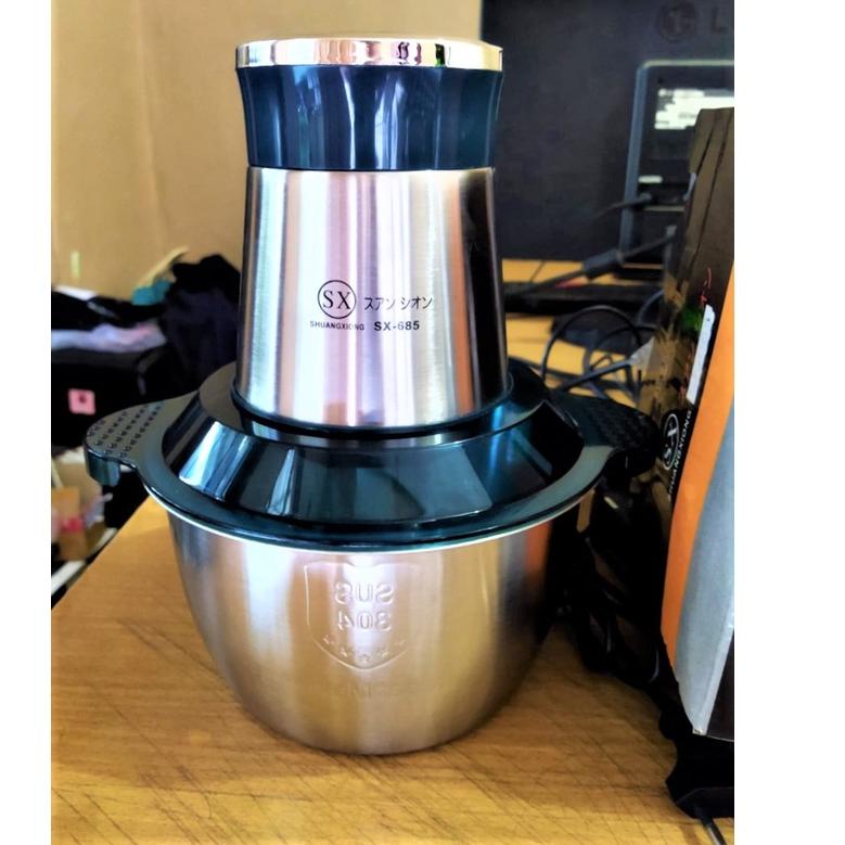 Ready Stok Blender Daging Stainless Steel / Food Chopper Stainles SX 685 Penggiling Daging Meat Grin
