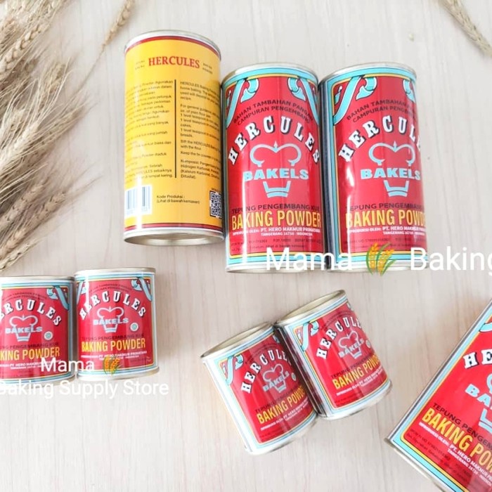 

HERCULES DOUBLE ACTING BAKING POWDER 450 GR GOOD QUALITY