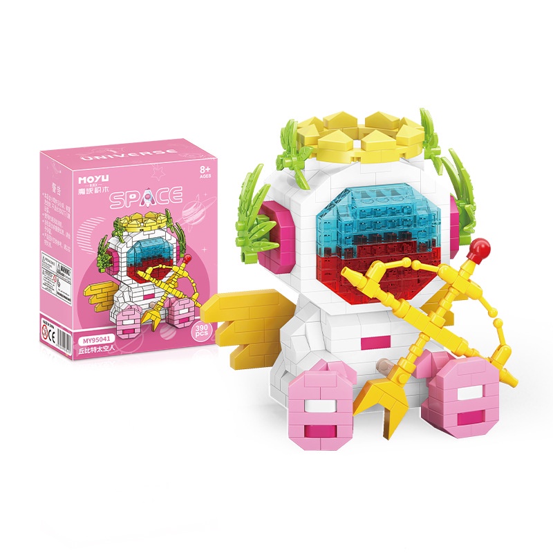 Mainan Blok Bangunan animal Astronot series