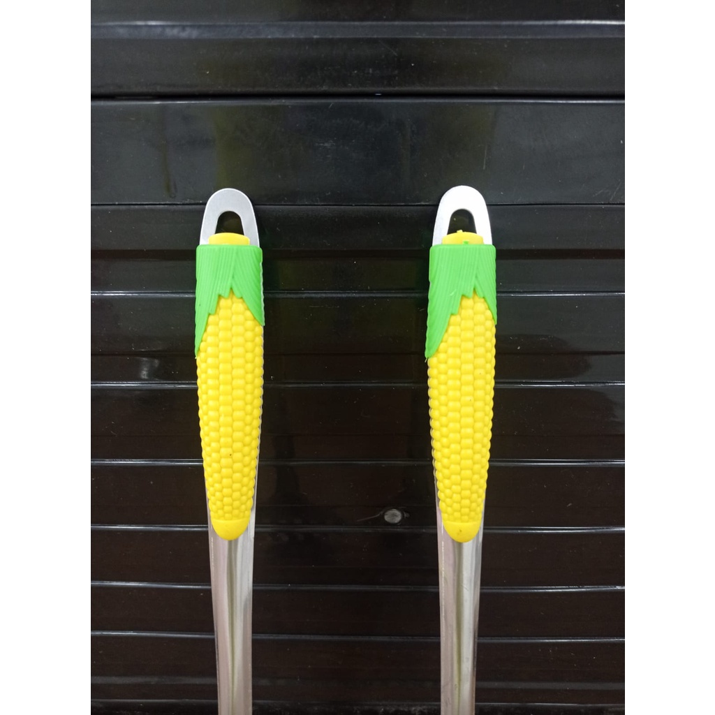 Spatula Stainless - 558-3 / Sodet Kipas Stainless Gagang Motif Jagung