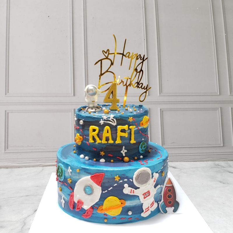 KUE TINGKAT | TIER CAKE | CAKE 2 LAYER KUE ULANG TAHUN TINGKAT