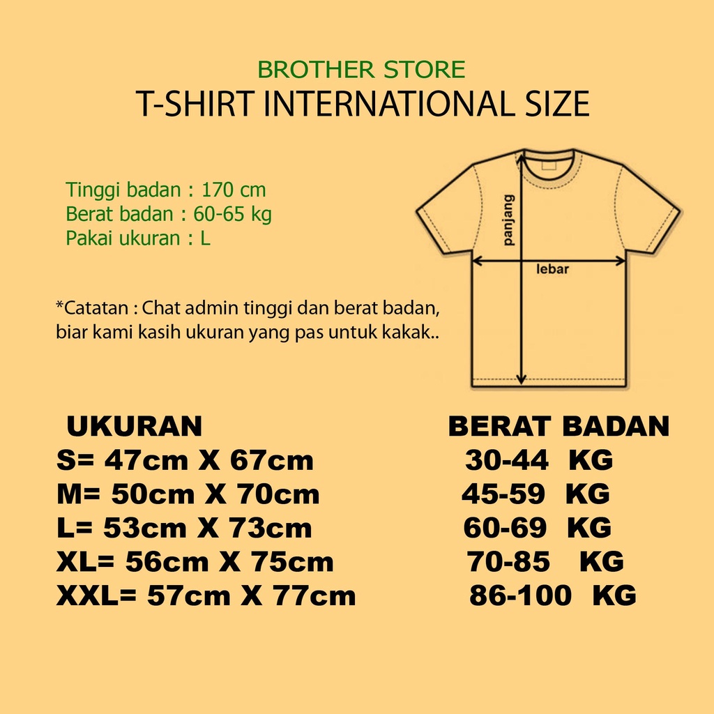 BUY 1 OR 3 PCS ( PROMO COD ) BROTHER STORE / Kaos Distro100% Catoon Combed 30s / Articel Tnn2