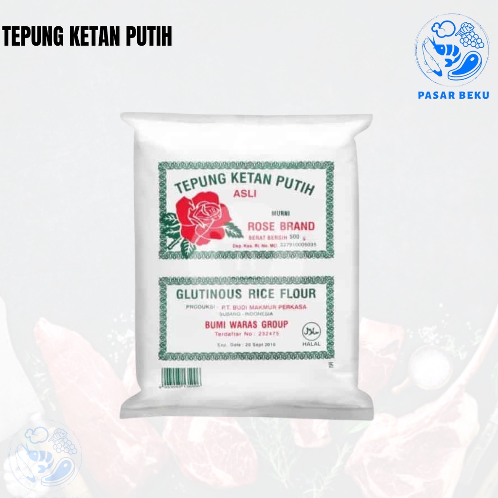 

Tepung Ketan Putih Rose Brand 500gr Pasar Beku Padang