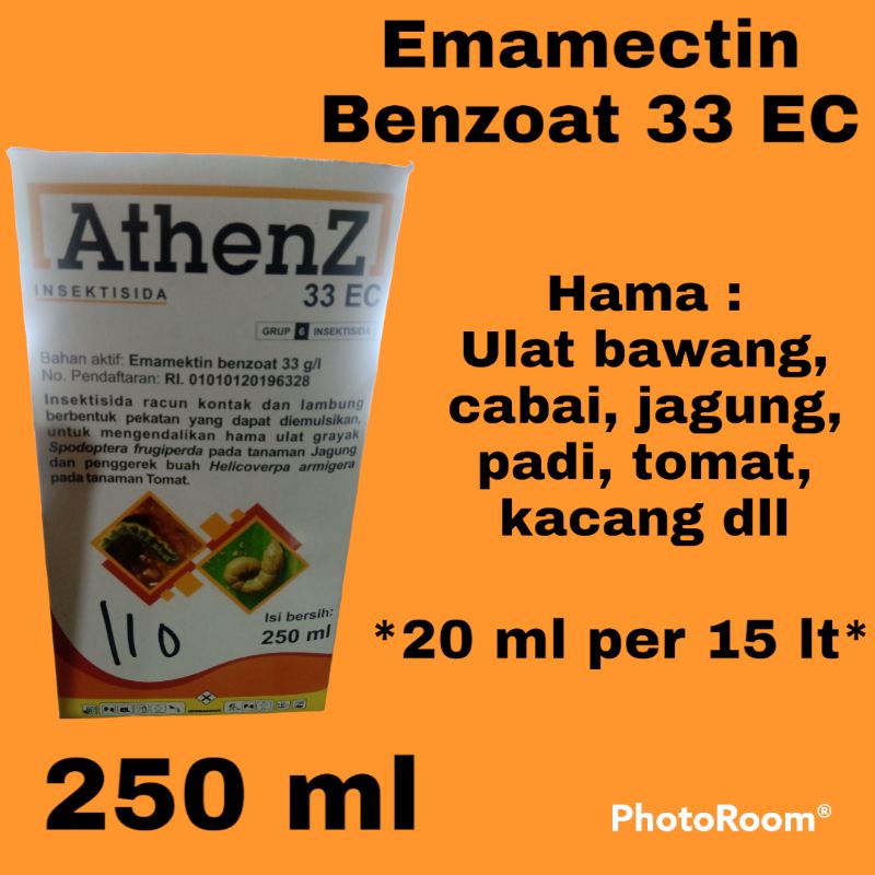 Athenz 250ml insektisida emamectin 33EC virtako incipio abenz