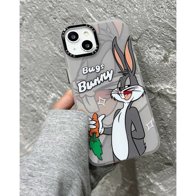 NEW Case PREMIUM !! BUGSBUNNY BEST QUALITY PRINT SOFTCASE IPHONE 14PROMAX 14PRO 14PLUS 14 13PROMAX 13PRO 13 12PROMAX 12PRO 12 11 SOFTCASE DAFFY DUCK