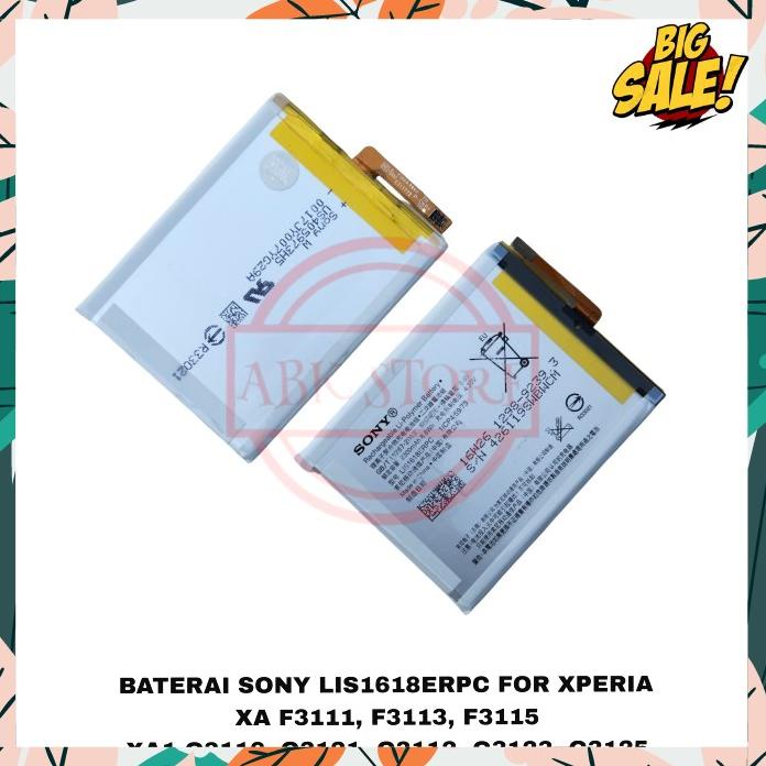 Acc Hp Baterai Sony Xperia Xa1 Dual Sim Original