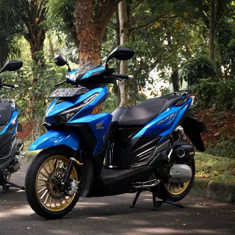 JOK VARIO-Spon/Busa jok motor Honda Vario 125-Kulit MBTECH jok motor