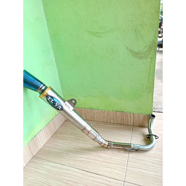 knalpot ELYA racing original model daeng leher atas beat scoopy vario 125 vario 150