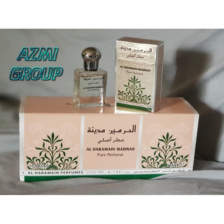 Promo Parfum Al Haramain Madinah isi 15ml // 15 ml Parfum Umroh Madinah