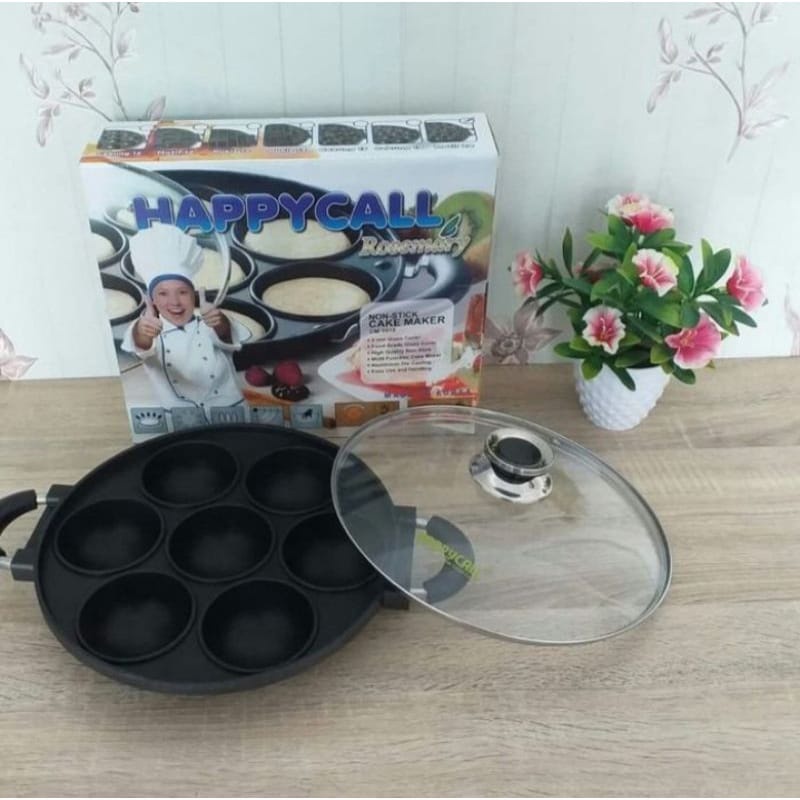 Cetakan Kue HappyCall Bikang 7 Lubang Cekung