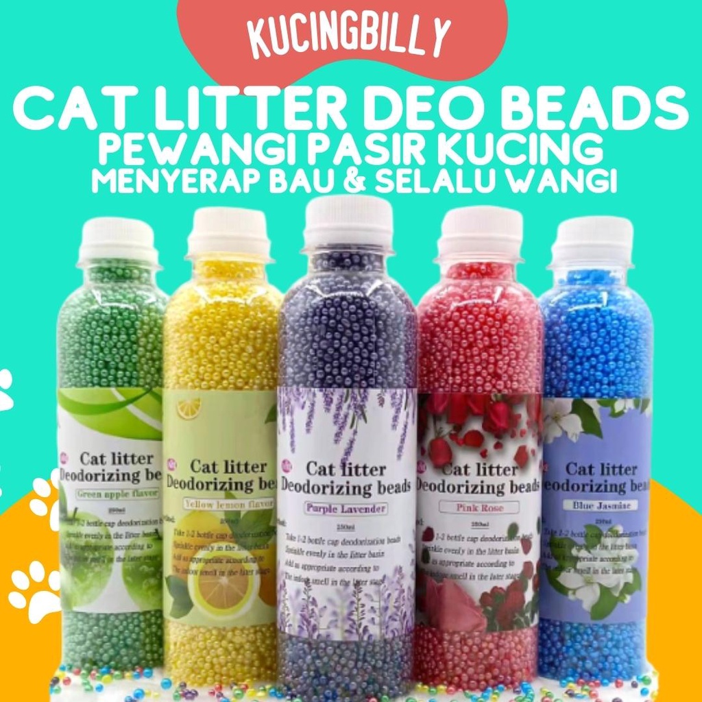 Pewangi pasir kucing Cat litter deodorizer 250gr