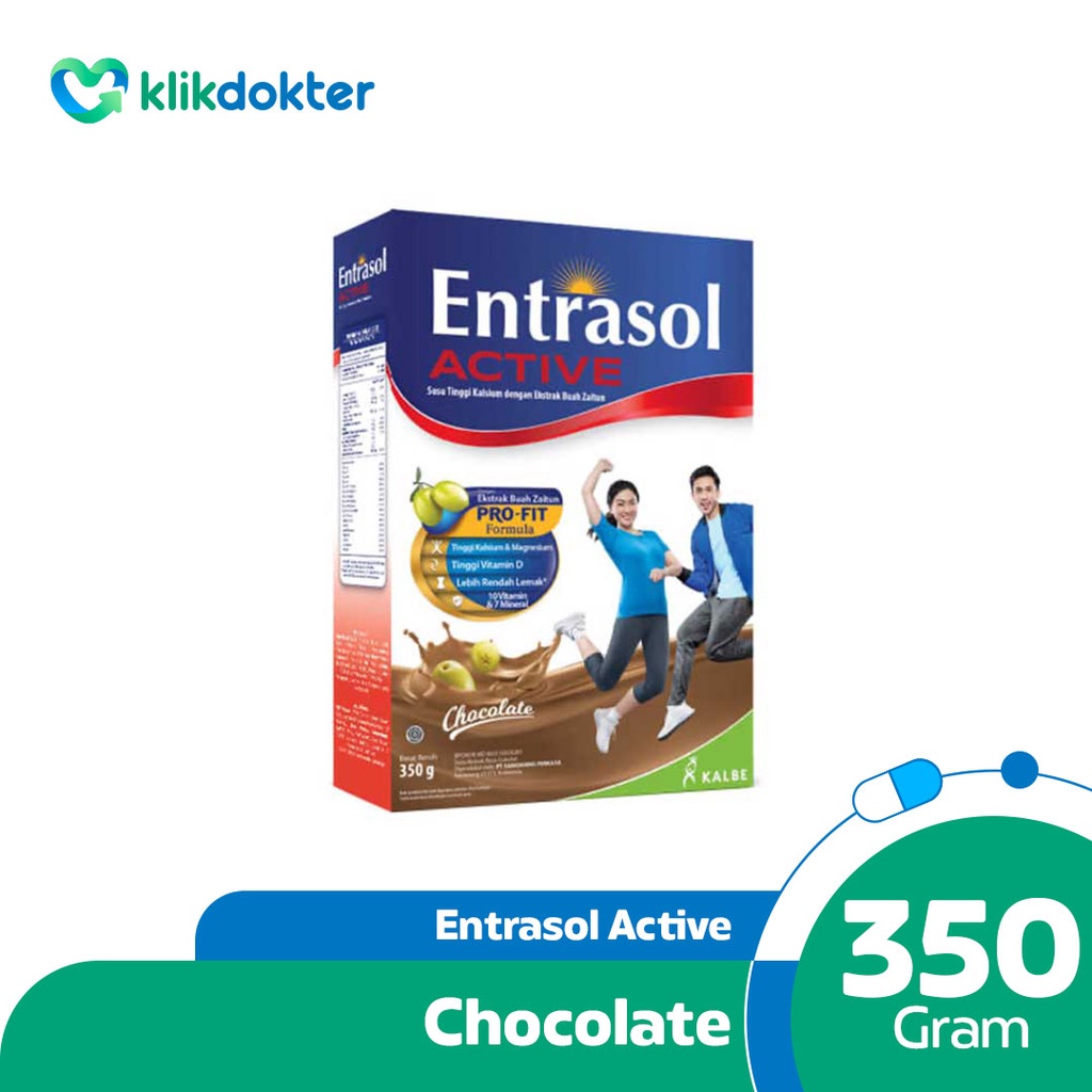 

Entrasol Active Chocolate 350gr