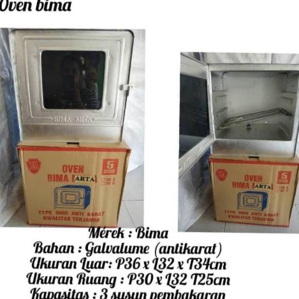 Oven Tangkring Kompor Manual Bima Arta 3 Susun